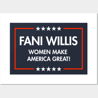 Fani Willis - Women Make America Great (blue) Posters and Art